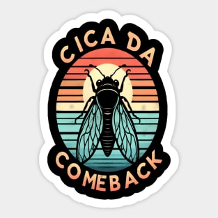 The Great Cicada Comeback tour 2024 Sticker